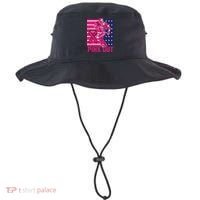Pink Out Tackle Football Breast Cancer Awareness Bucket Hat thumb 0