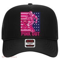 Pink Out Tackle Football Breast Cancer Awareness Hat thumb 0