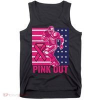 Pink Out Tackle Football Breast Cancer Awareness Tank Top thumb 0