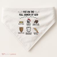 Put On The Full Armor Of God USA-Made Doggie Bandana thumb 0
