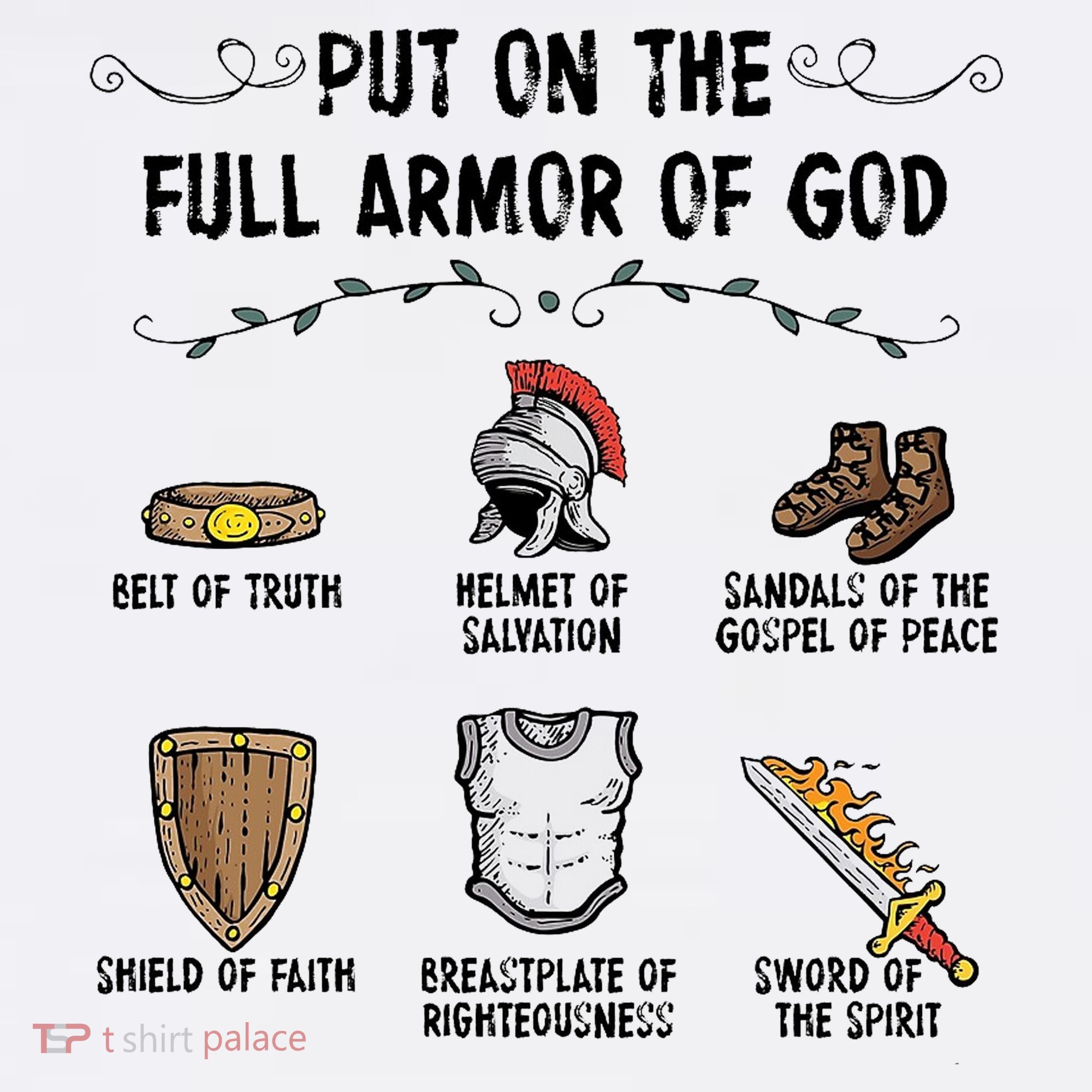 Put On The Full Armor Of God Long Sleeve Shirt