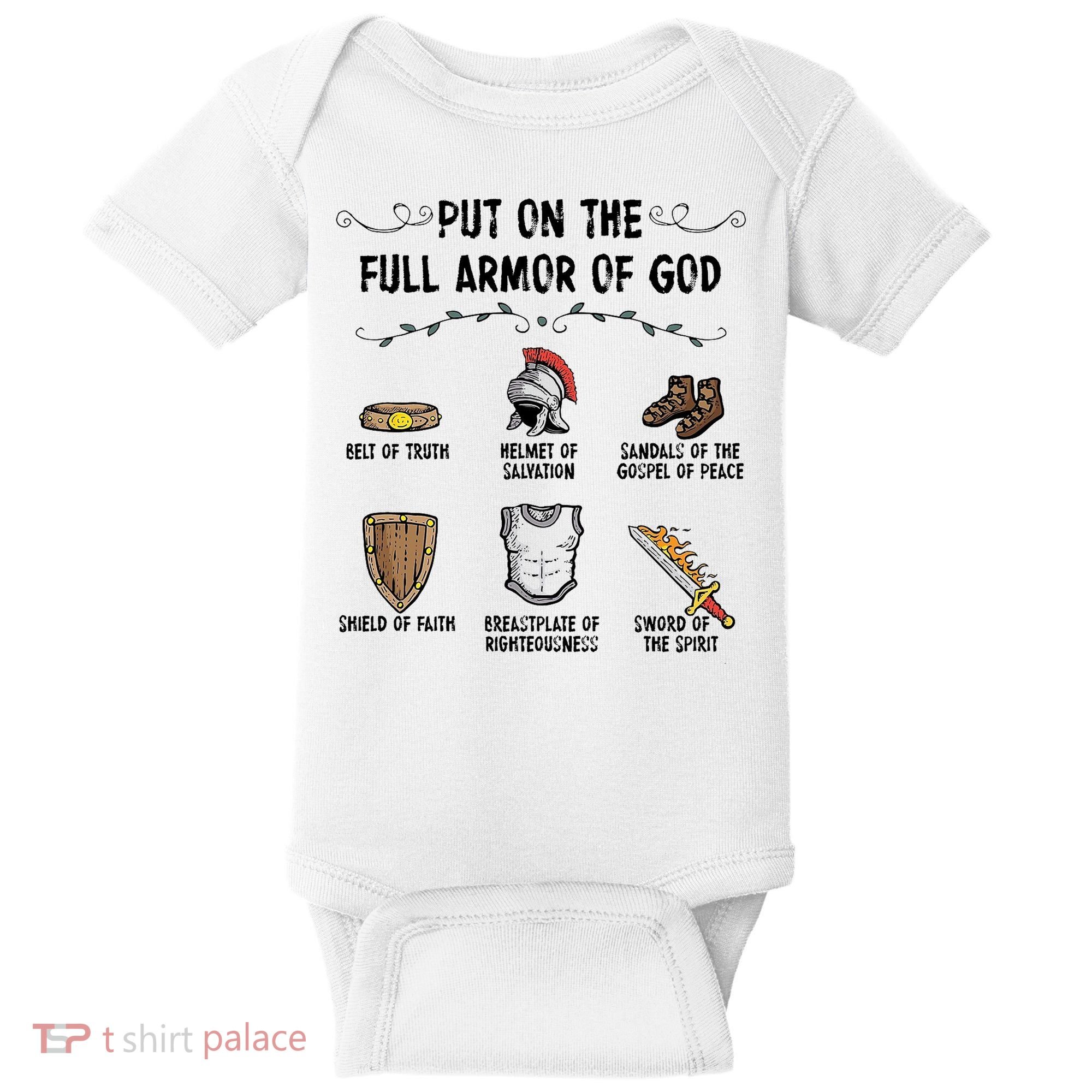 Put On The Full Armor Of God Baby Bodysuit