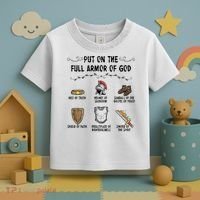 Put On The Full Armor Of God Toddler T-Shirt thumb 3