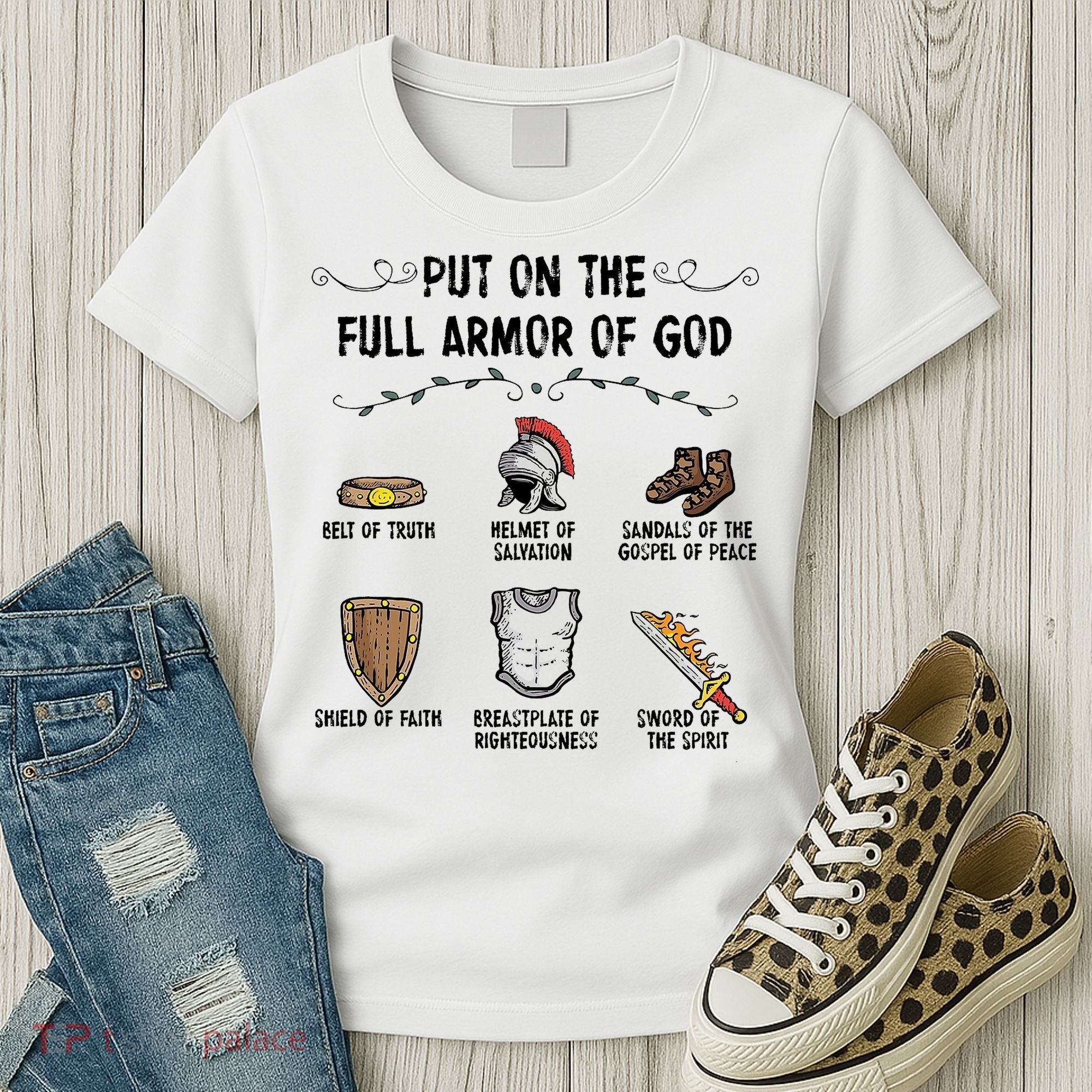 Put On The Full Armor Of God Women's T-Shirt