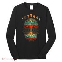 Phases Of The Moon Nature Retro Long Sleeve Shirt thumb 0