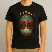Phases Of The Moon Nature Retro T-Shirt thumb 3