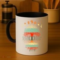 Phases Of The Moon Nature Retro Coffee Mug thumb 4