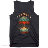 Phases Of The Moon Nature Retro Tank Top thumb 0