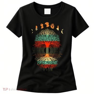 Phases Of The Moon Nature Retro Women's T-Shirt