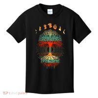 Phases Of The Moon Nature Retro Kids T-Shirt thumb 0