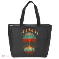 Phases Of The Moon Nature Retro Tote Bag thumb 0