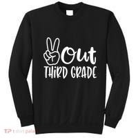 Peace Out Third Grade Last Day of School 3rd Grade Sweatshirt thumb 0
