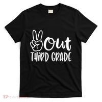 Peace Out Third Grade Last Day of School 3rd Grade T-Shirt thumb 0