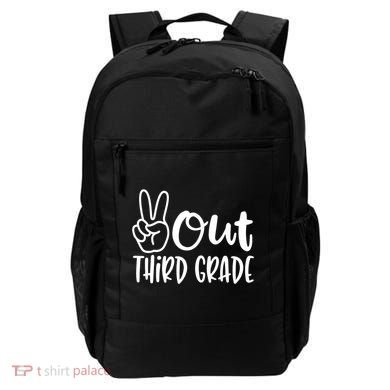 Peace Out Third Grade Last Day of School 3rd Grade Backpack