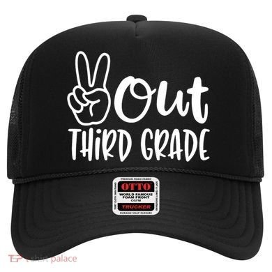 Peace Out Third Grade Last Day of School 3rd Grade Hat