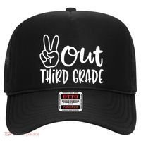 Peace Out Third Grade Last Day of School 3rd Grade Hat thumb 0