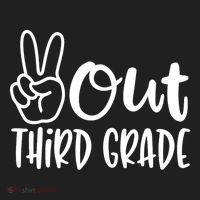 Peace Out Third Grade Last Day of School 3rd Grade Hat thumb 2