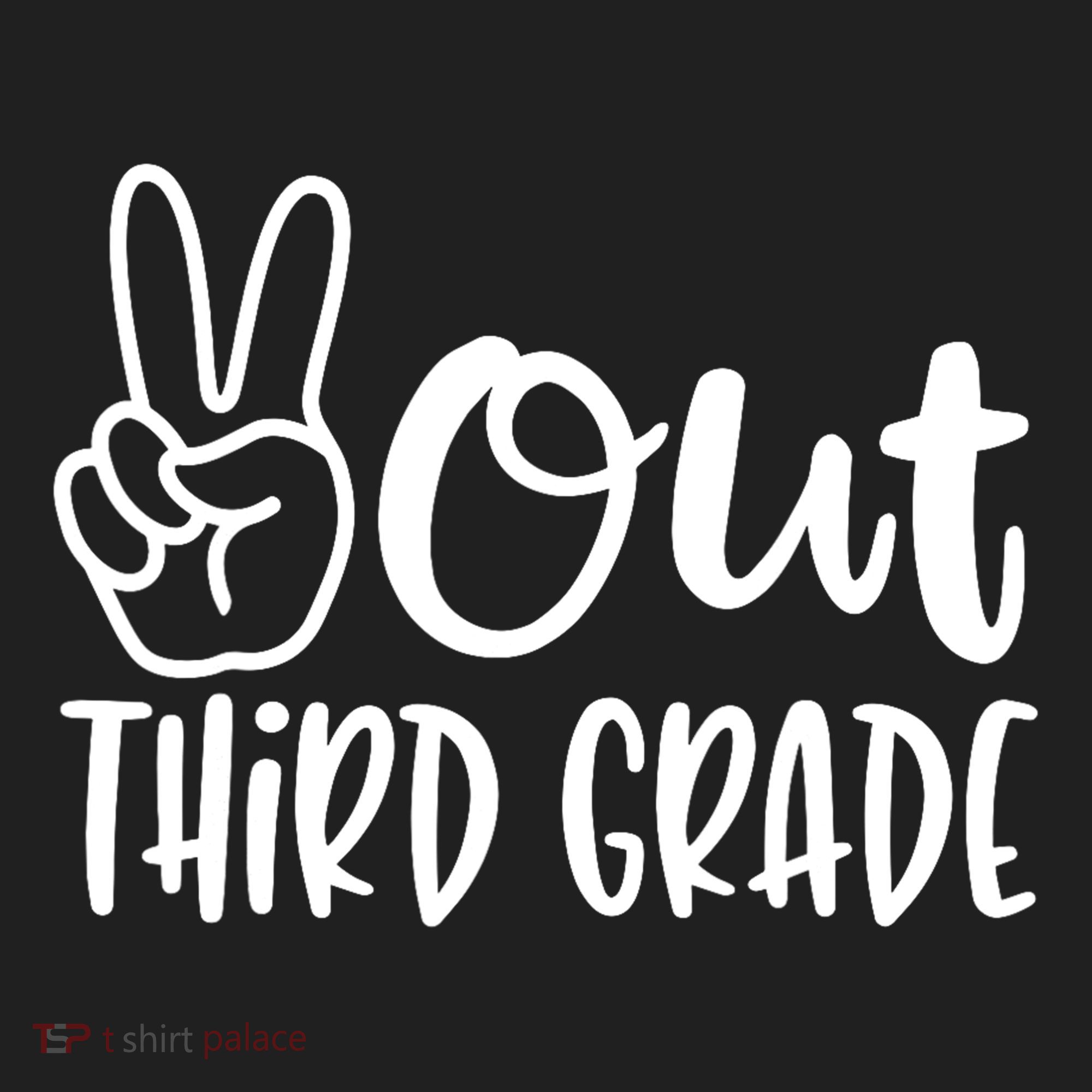 Peace Out Third Grade Last Day of School 3rd Grade Hat