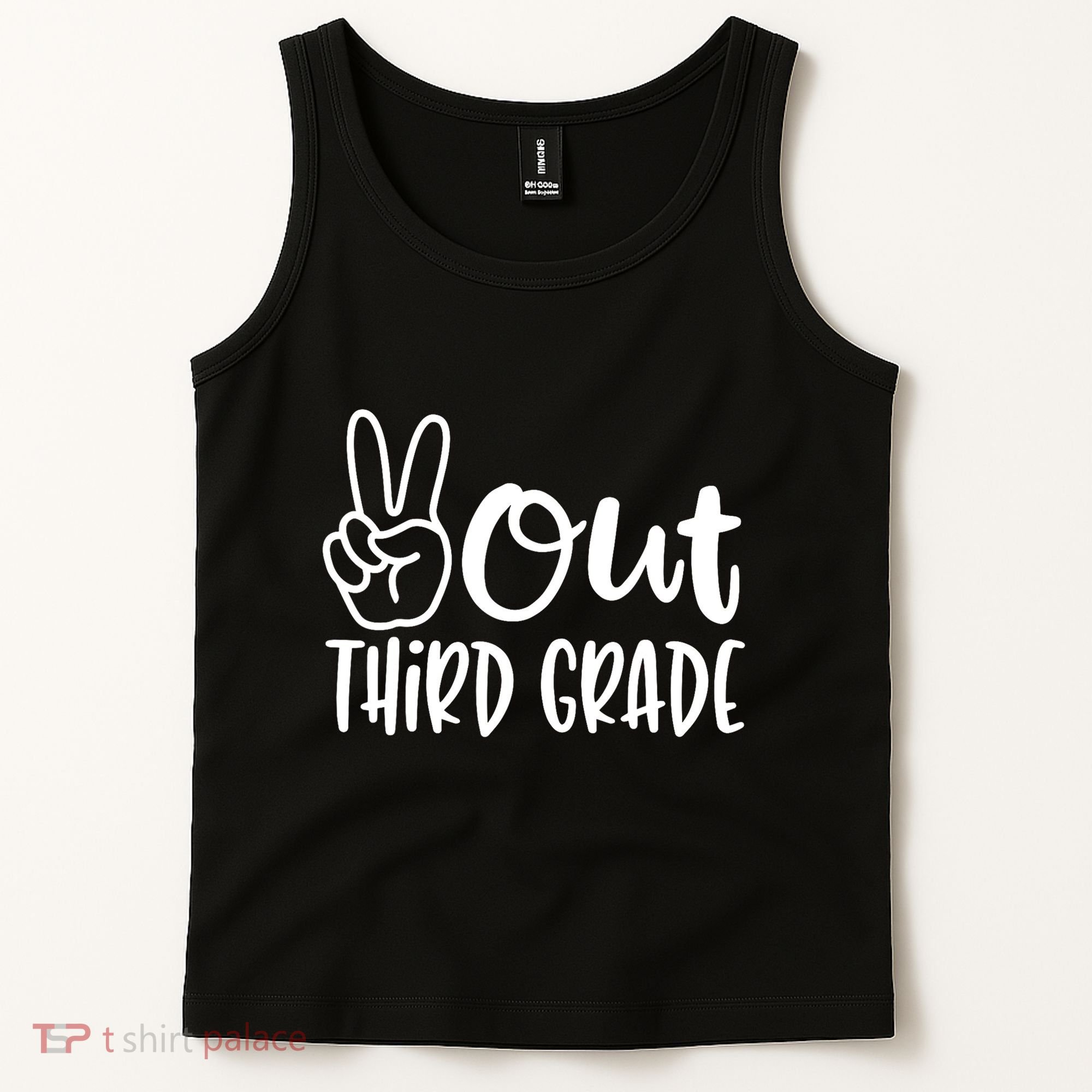 Peace Out Third Grade Last Day of School 3rd Grade Tank Top
