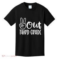 Peace Out Third Grade Last Day of School 3rd Grade Kids T-Shirt thumb 0