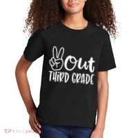 Peace Out Third Grade Last Day of School 3rd Grade Kids T-Shirt thumb 2