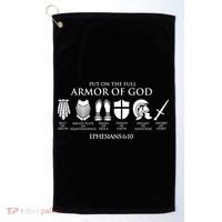 Put On The Full Armor Of God Golf Towel thumb 0