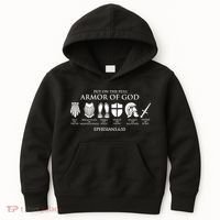 Put On The Full Armor Of God Kids Hoodie thumb 0