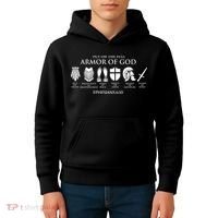 Put On The Full Armor Of God Kids Hoodie thumb 4