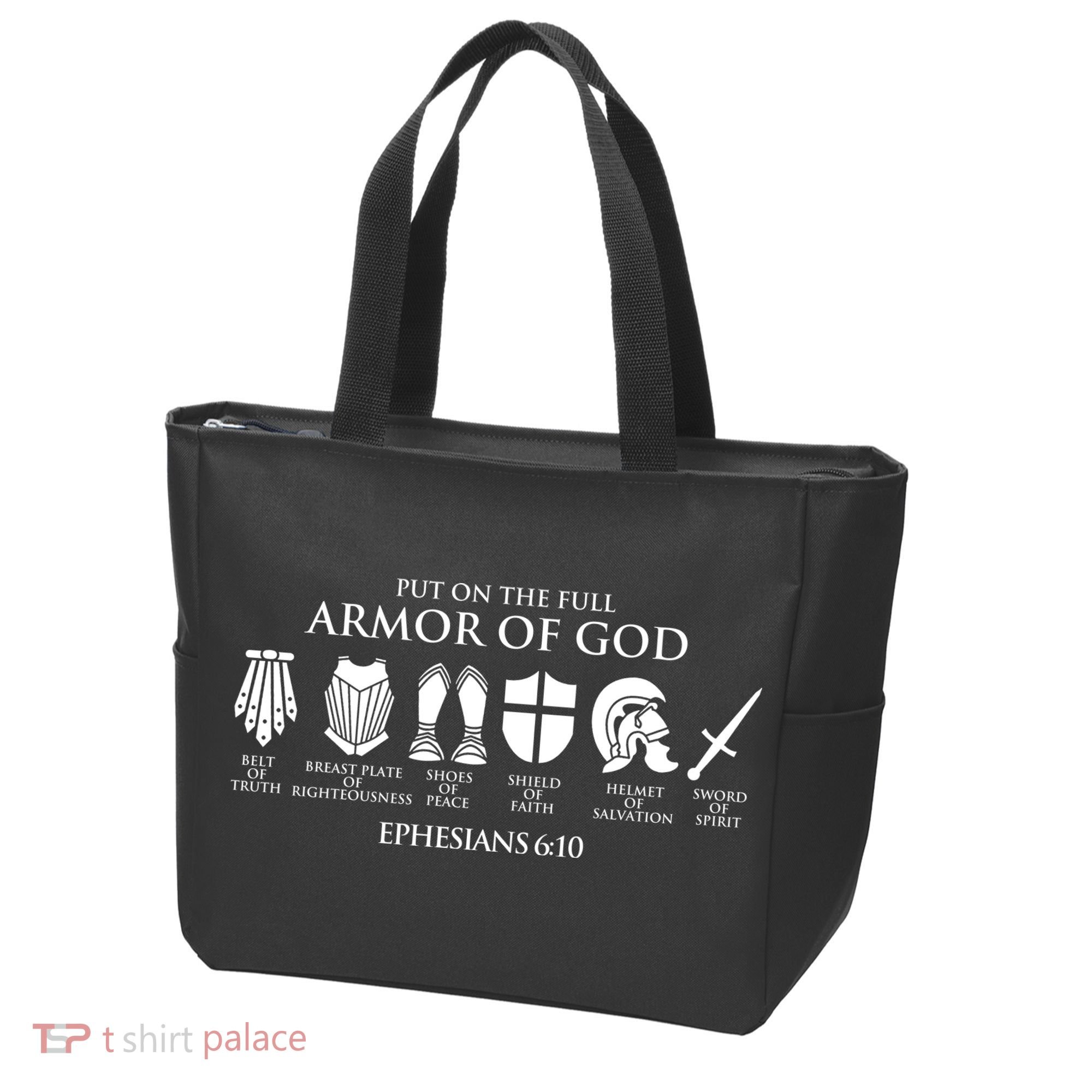 Put On The Full Armor Of God Tote Bag