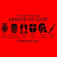 Put On The Full Armor Of God Santa Hat thumb 1