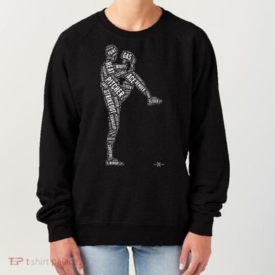 Pitcher On The Mound Baseball Lifestyle Women's Sweatshirt