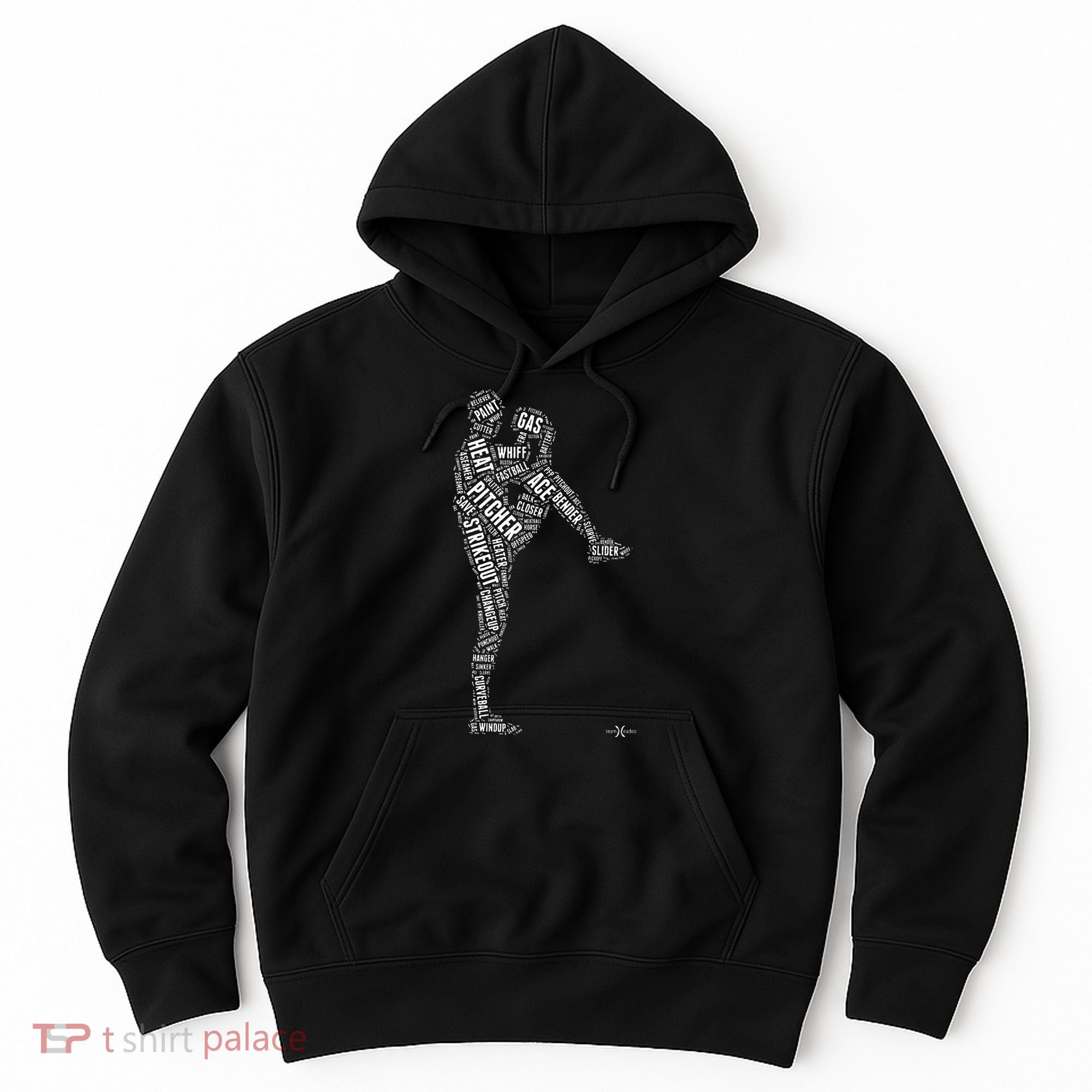 Pitcher On The Mound Baseball Lifestyle Hoodie