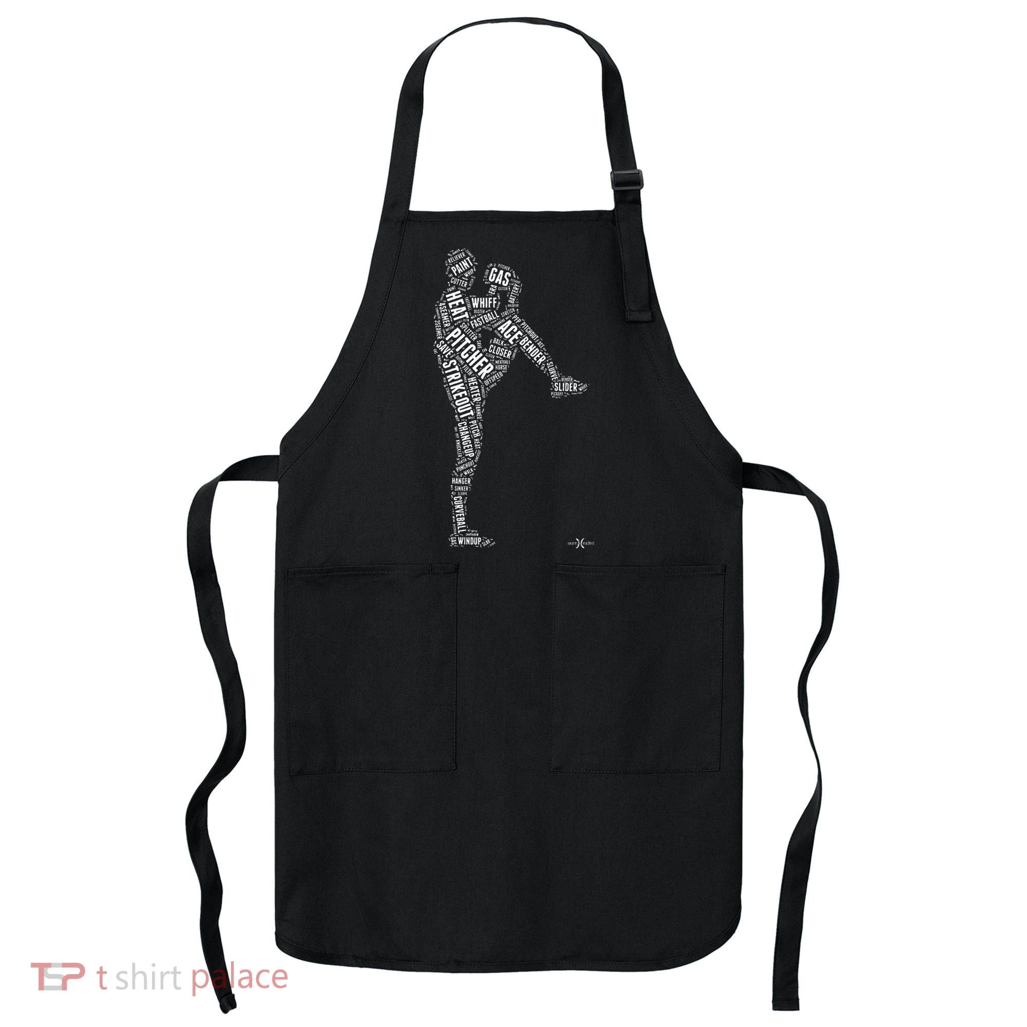 Pitcher On The Mound Baseball Lifestyle Apron