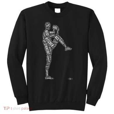 Pitcher On The Mound Baseball Lifestyle Sweatshirt