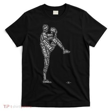 Pitcher On The Mound Baseball Lifestyle T-Shirt
