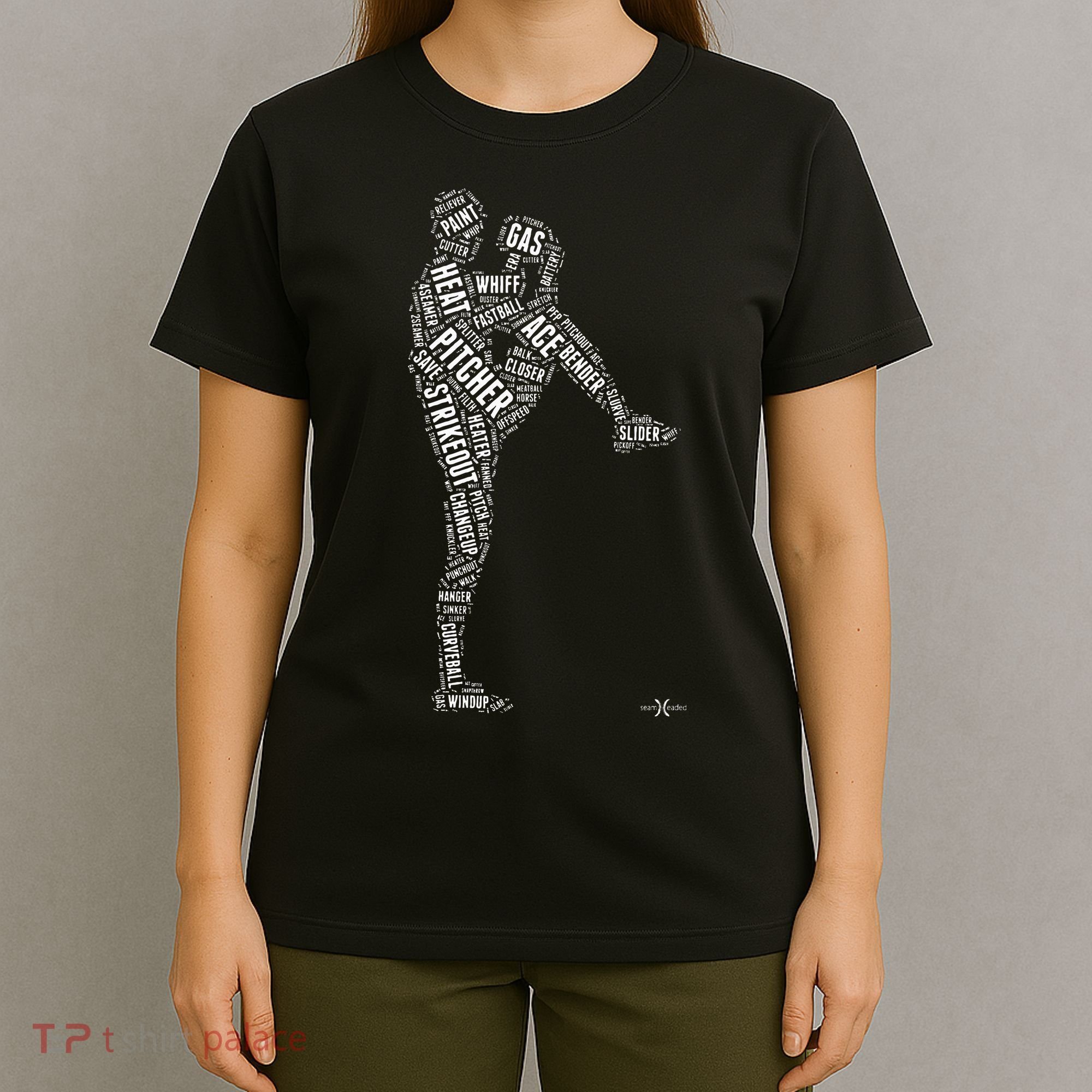 Pitcher On The Mound Baseball Lifestyle T-Shirt