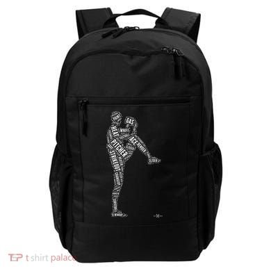Pitcher On The Mound Baseball Lifestyle Backpack