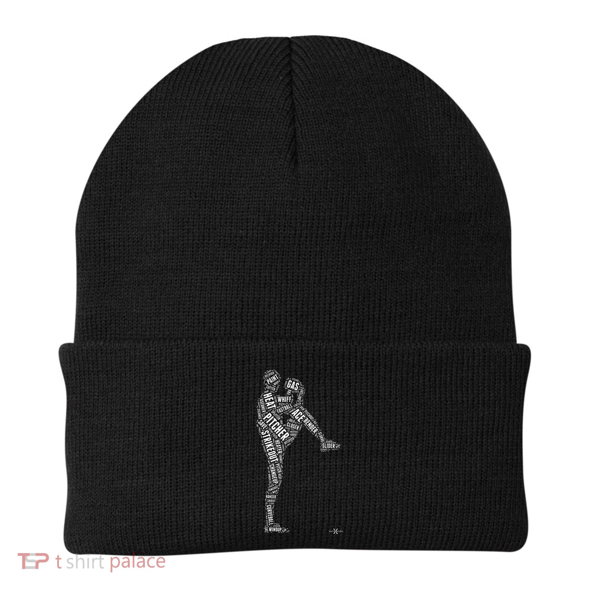 Pitcher On The Mound Baseball Lifestyle Beanie