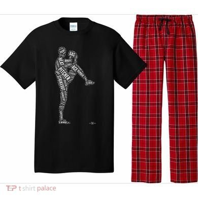 Pitcher On The Mound Baseball Lifestyle Pajama Set