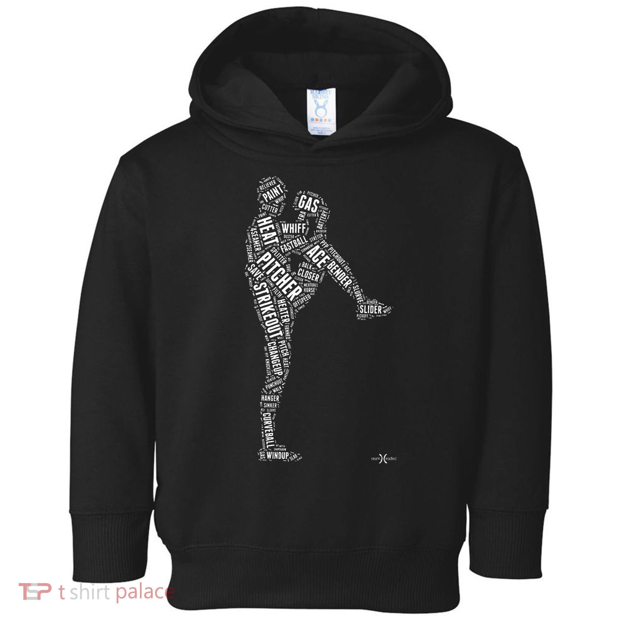 Pitcher On The Mound Baseball Lifestyle Toddler Hoodie