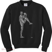 Pitcher On The Mound Baseball Lifestyle Kids Sweatshirt thumb 0
