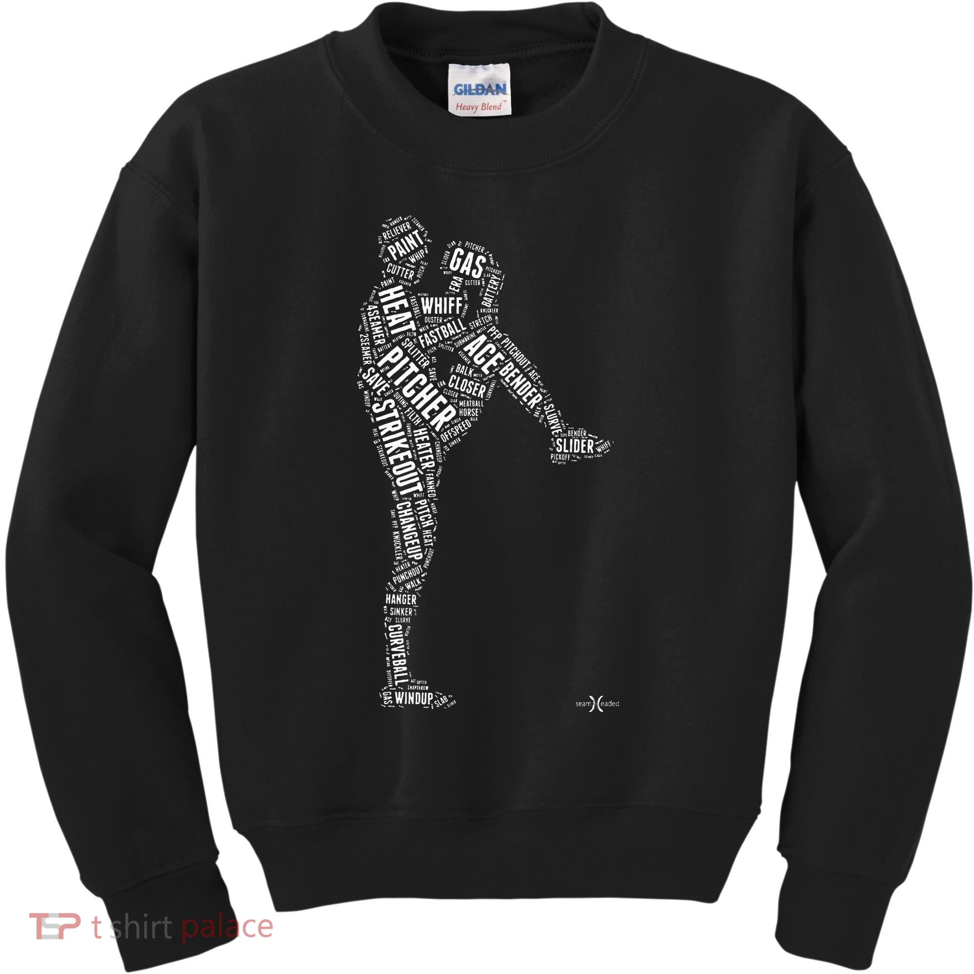 Pitcher On The Mound Baseball Lifestyle Kids Sweatshirt