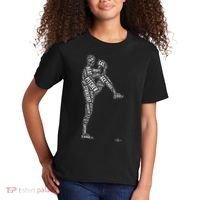 Pitcher On The Mound Baseball Lifestyle Kids T-Shirt thumb 2