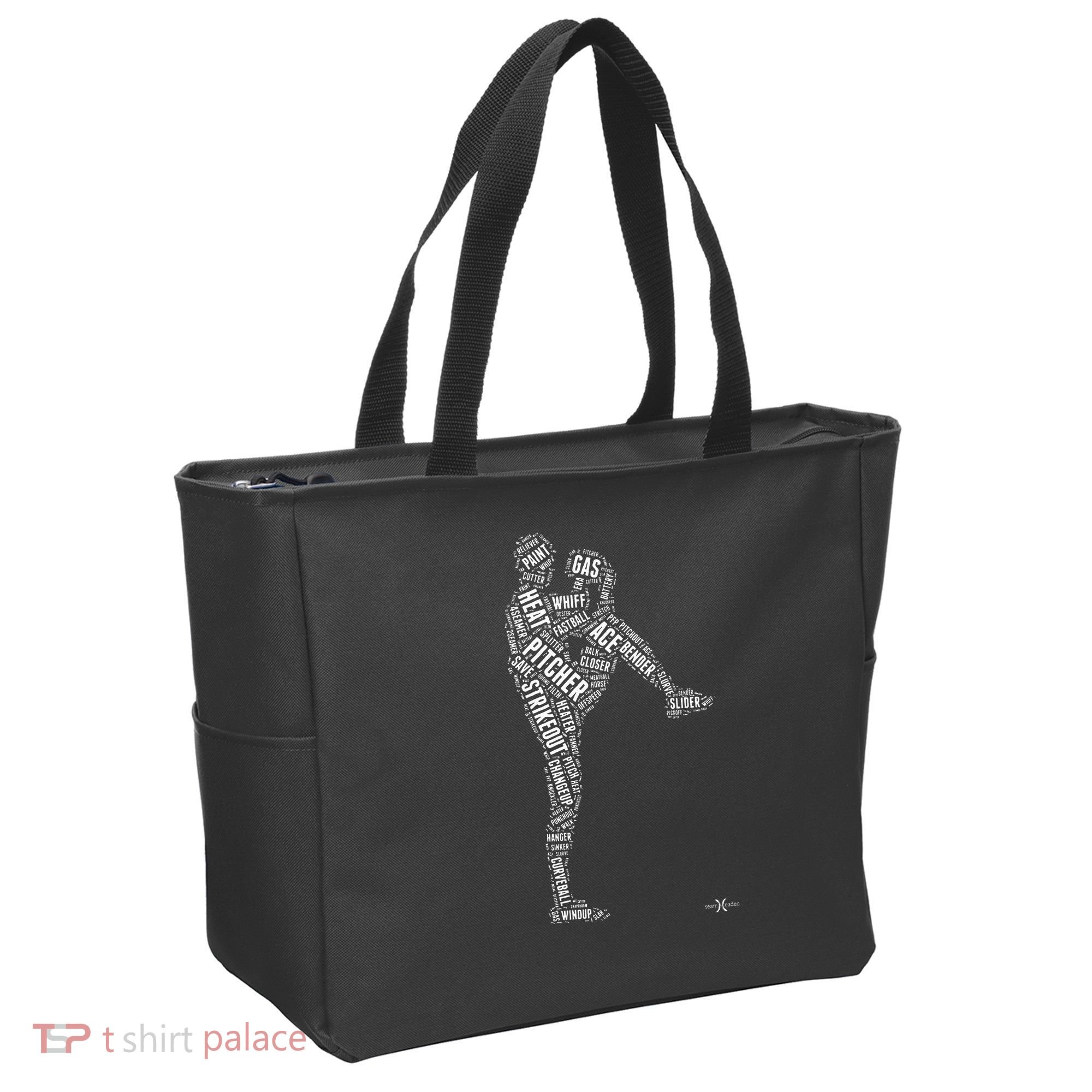 Pitcher On The Mound Baseball Lifestyle Tote Bag