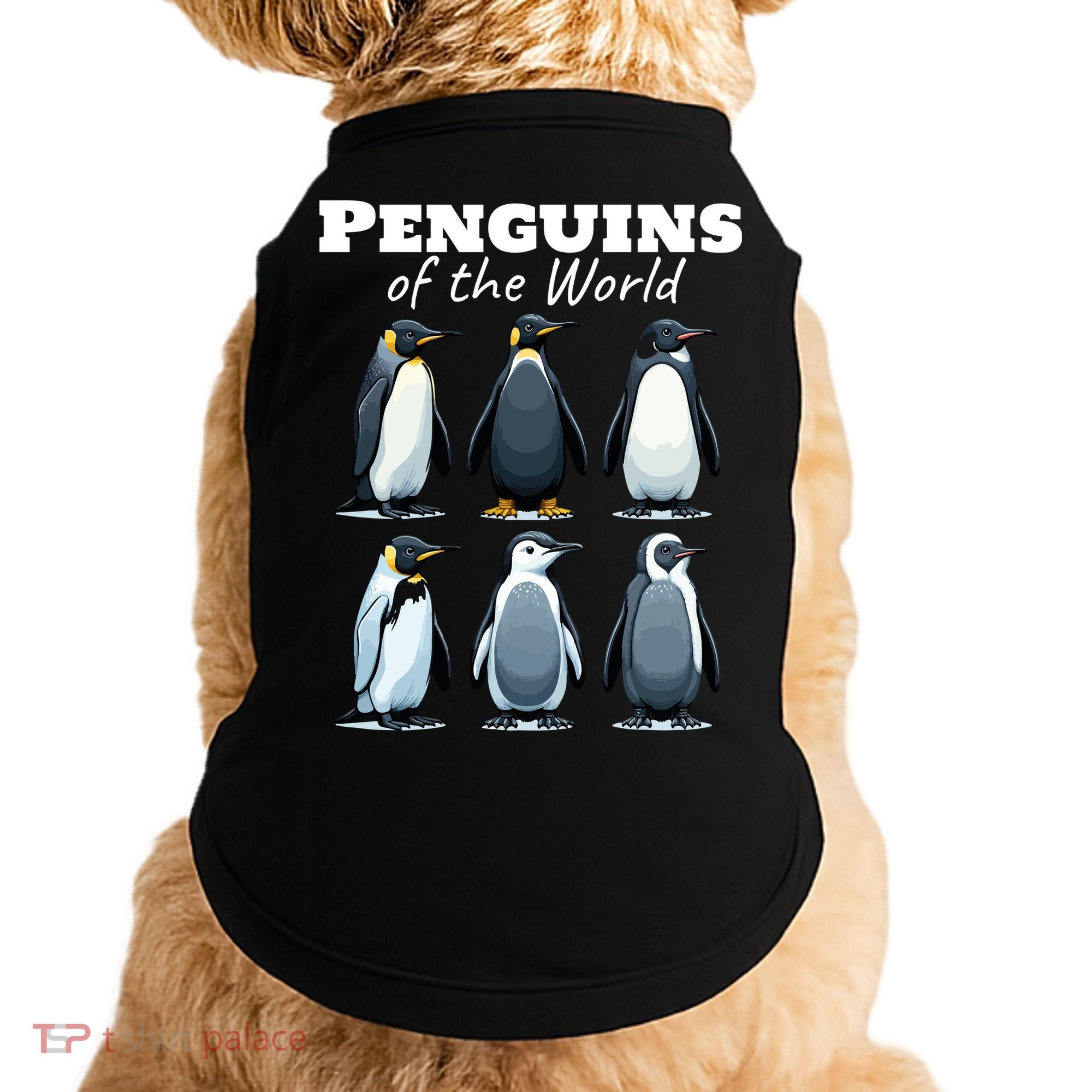 Penguins Of The World Doggie Tank