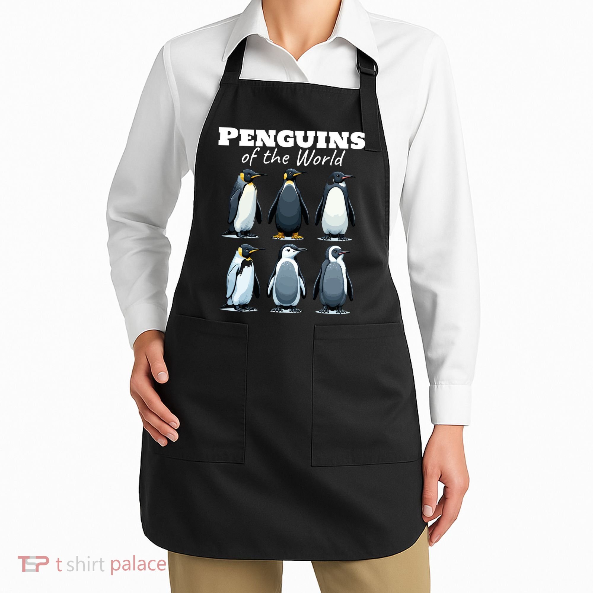 Penguins Of The World Apron