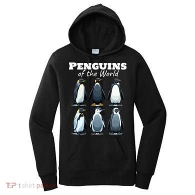 Penguins Of The World Women's Hoodie