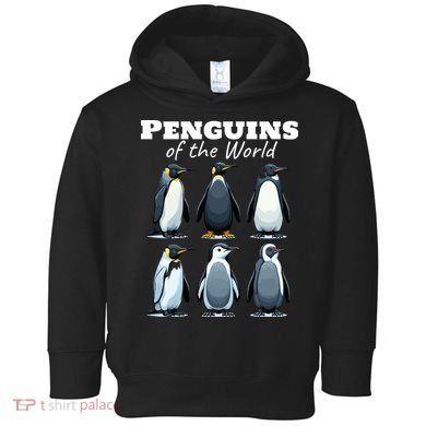 Penguins Of The World Toddler Hoodie