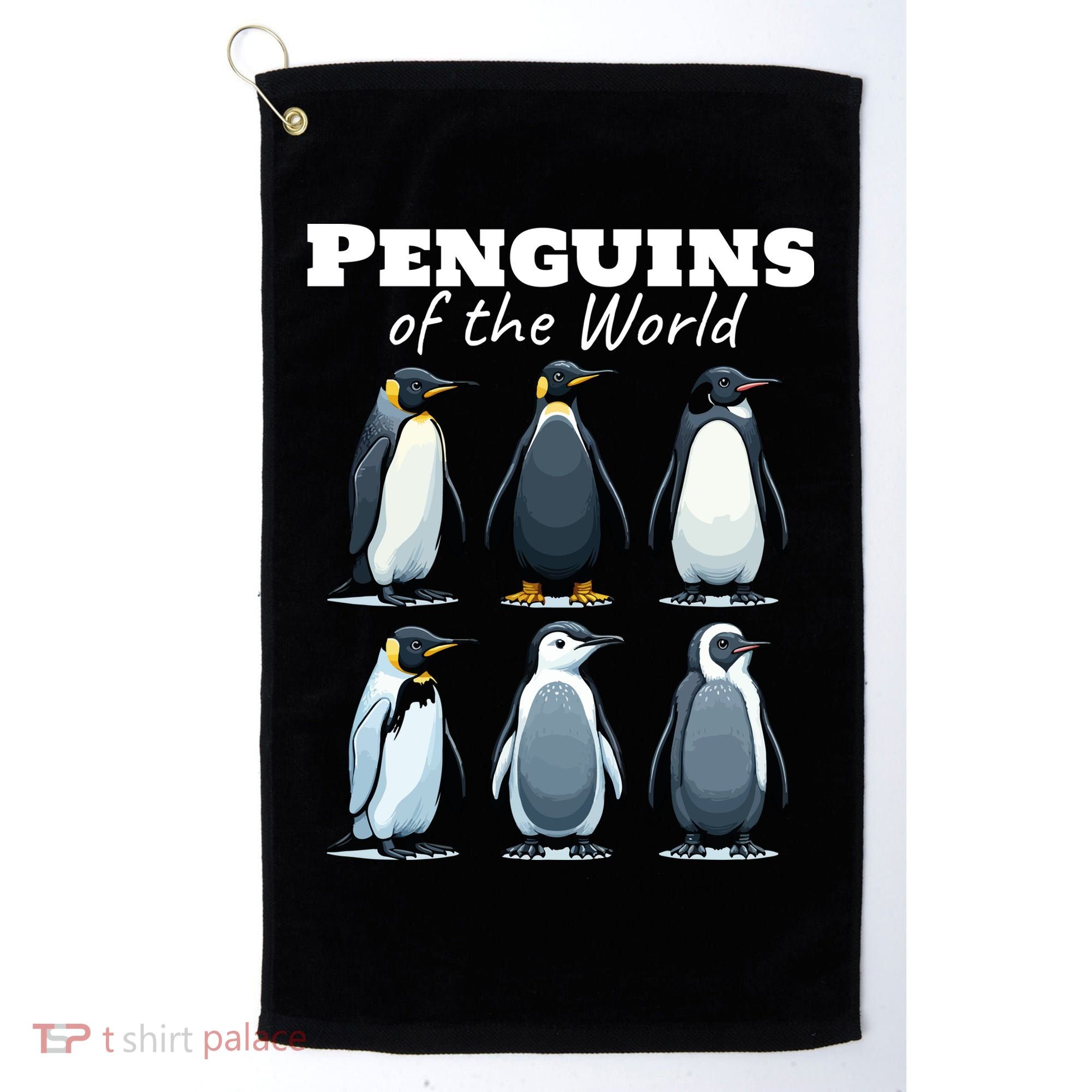 Penguins Of The World Golf Towel