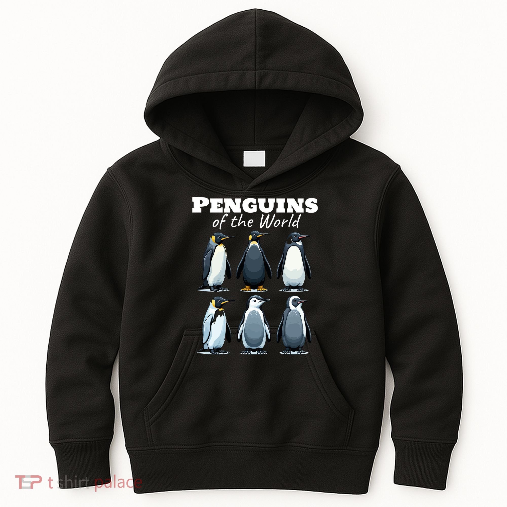 Penguins Of The World Kids Hoodie